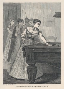 Jessie Remained Alone at the Table – Drawn by Winslow Homer (The Galaxy, Vol. VI) MET DP875265