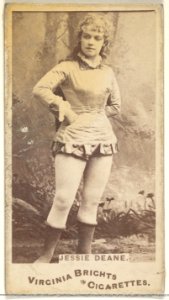 Jessie Deane, from the Actors and Actresses series (N45, Type 1) for Virginia Brights Cigarettes MET DP829418