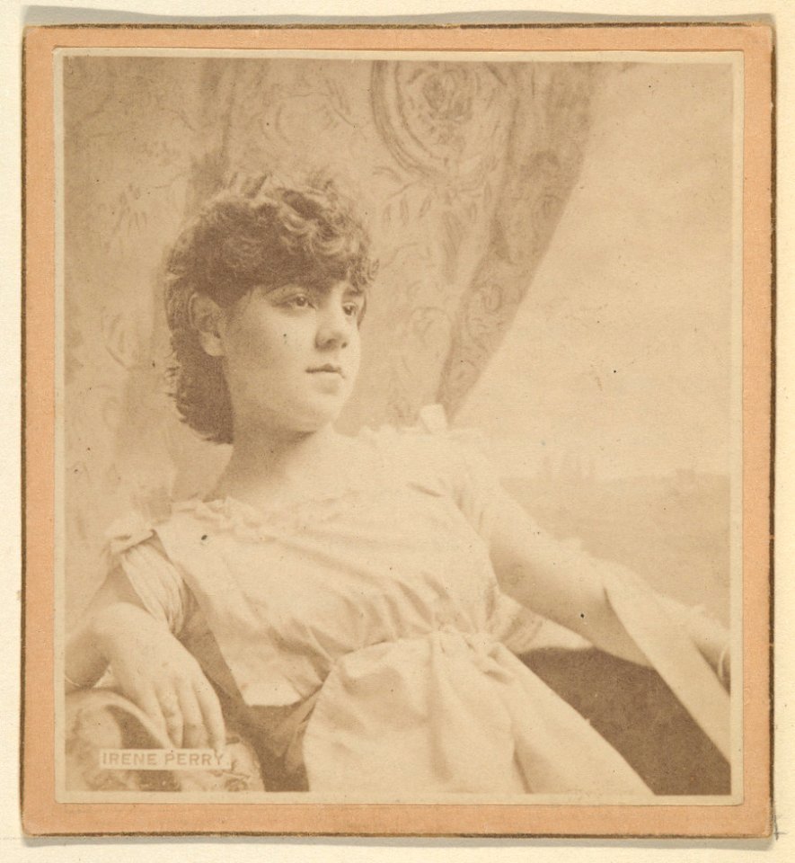 Irene Perry, from the Actresses series (N246), Type 2, issued by Kinney ...