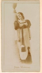 Jean Mawson, from the Actresses series (N245) issued by Kinney Brothers to promote Sweet Caporal Cigarettes MET DP859084