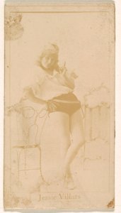 Jessie Villars, from the Actresses series (N245) issued by Kinney Brothers to promote Sweet Caporal Cigarettes MET DP859790