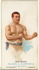 Jem Smith, Pugilist, from World's Champions, Series 1 (N28) for Allen & Ginter Cigarettes MET DP838228