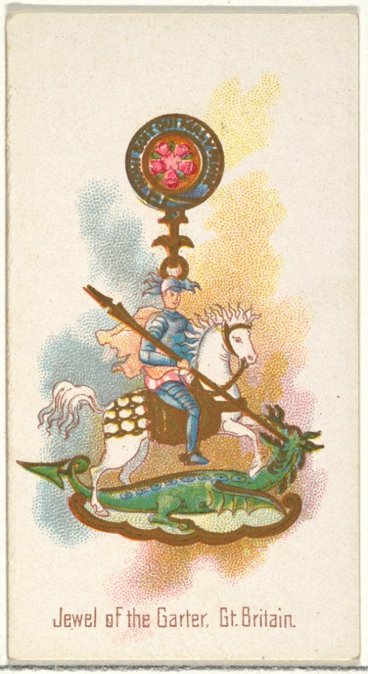 Jewel of the Garter, Great Britain, from the World's Decorations series (N30) for Allen & Ginter Cigarettes MET DP838291