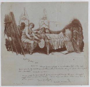 Invitation to a Benefit Dinner from Hubert von Herkomer to Thomas Agnew Met DP884638