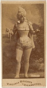 Jessie West, from the Actors and Actresses series (N45, Type 1) for Virginia Brights Cigarettes MET DP830561