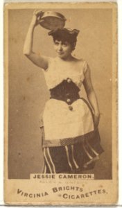 Jessie Cameron, from the Actors and Actresses series (N45, Type 1) for Virginia Brights Cigarettes MET DP829345