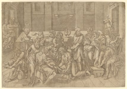 Jesus Washing the Feet of the Disciples MET DP855404
