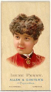 Irene Perry, from World's Beauties, Series 2 (N27) for Allen & Ginter Cigarettes MET DP838143