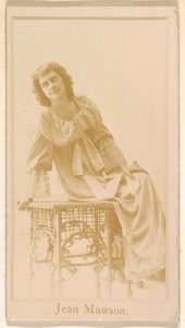 Jean Mawson, from the Actresses series (N245) issued by Kinney Brothers to promote Sweet Caporal Cigarettes MET DP859083
