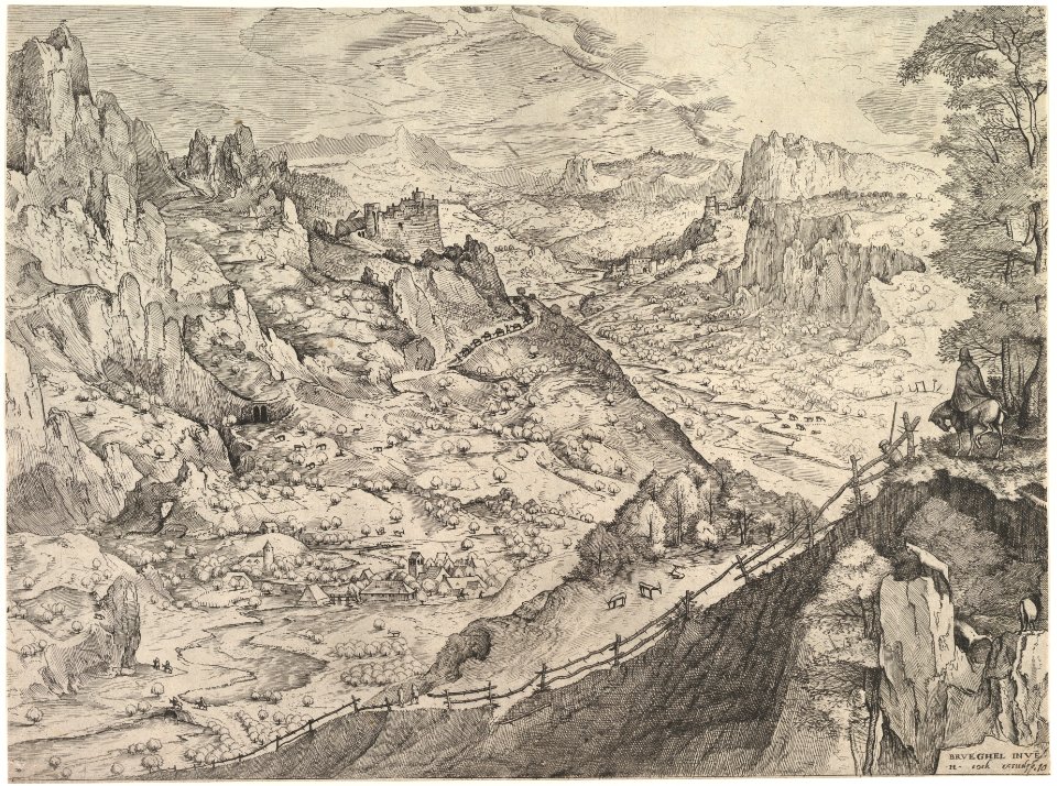 Large Alpine Landscape MET DP826010