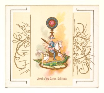 Jewel of the Garter, Great Britain, from the World's Decorations series (N44) for Allen & Ginter Cigarettes MET DP839347