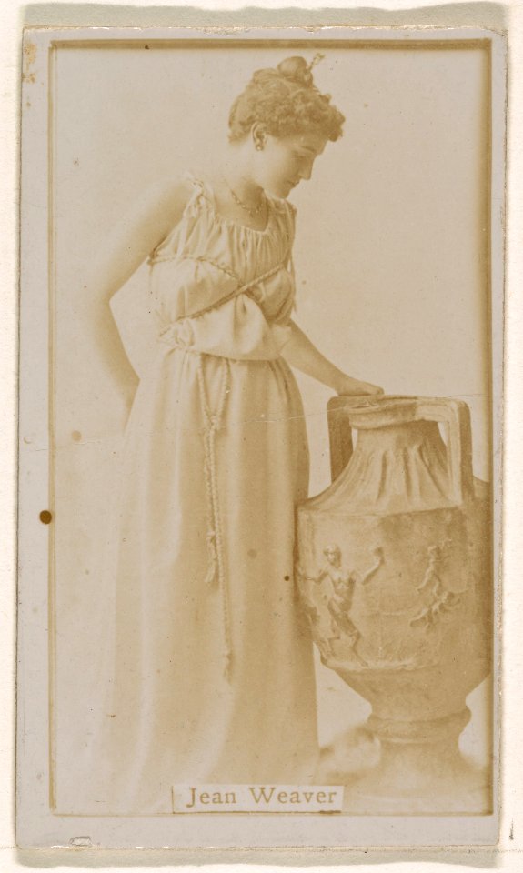 Jean Weaver, from the Actresses series (N245) issued by Kinney Brothers to promote Sweet Caporal Cigarettes MET DP859843