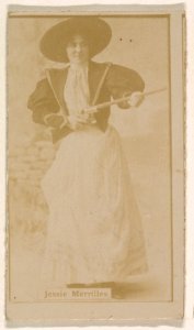 Jessie Merrilles, from the Actresses series (N245) issued by Kinney Brothers to promote Sweet Caporal Cigarettes MET DP859125
