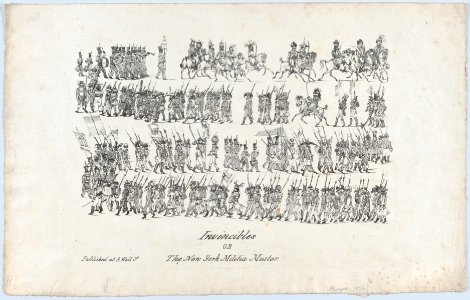 Invincibles, or, The New York Militia Muster MET DP876982