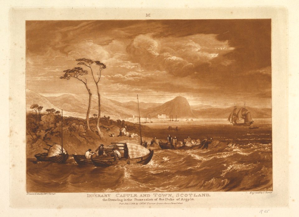 Inverary Castle and Town, Scotland (Liber Studiorum, part XIII, plate 65) MET DP821591