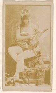 Jennie McNulty, from the Actresses series (N245) issued by Kinney Brothers to promote Sweet Caporal Cigarettes MET DP859101