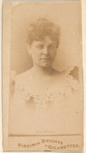 Jessie Milward, from the Actors and Actresses series (N45, Type 1) for Virginia Brights Cigarettes MET DP830488