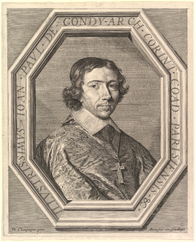Jean-Francois-Paul de Gondy, coadjuteur de l'archeveque de Paris, futur cardinal de Retz MET DP826959