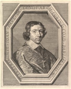 Jean-Francois-Paul de Gondy, coadjuteur de l'archeveque de Paris, futur cardinal de Retz MET DP826959
