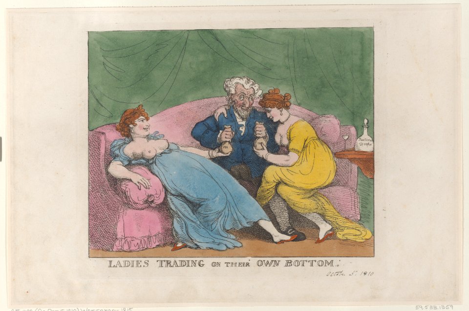 Ladies Trading on Their Own Bottom Met DP884784