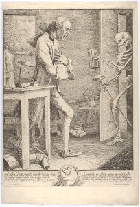 Laurence Sterne, alias Tristram Shandy- "And When Death Himself Knocked at My Door" MET DP835344