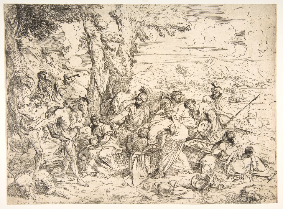Laban searching for idols among Jacob's possessions MET DP816389