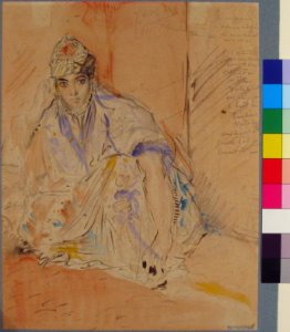 Jewish Woman of Algiers Seated on the Ground MET 64.188