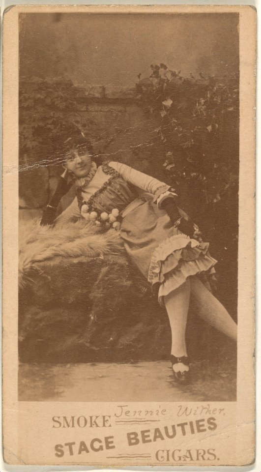 Jennie Wither, from the Actresses series (N666) to promote Stage Beauties Cigars MET DPB869847