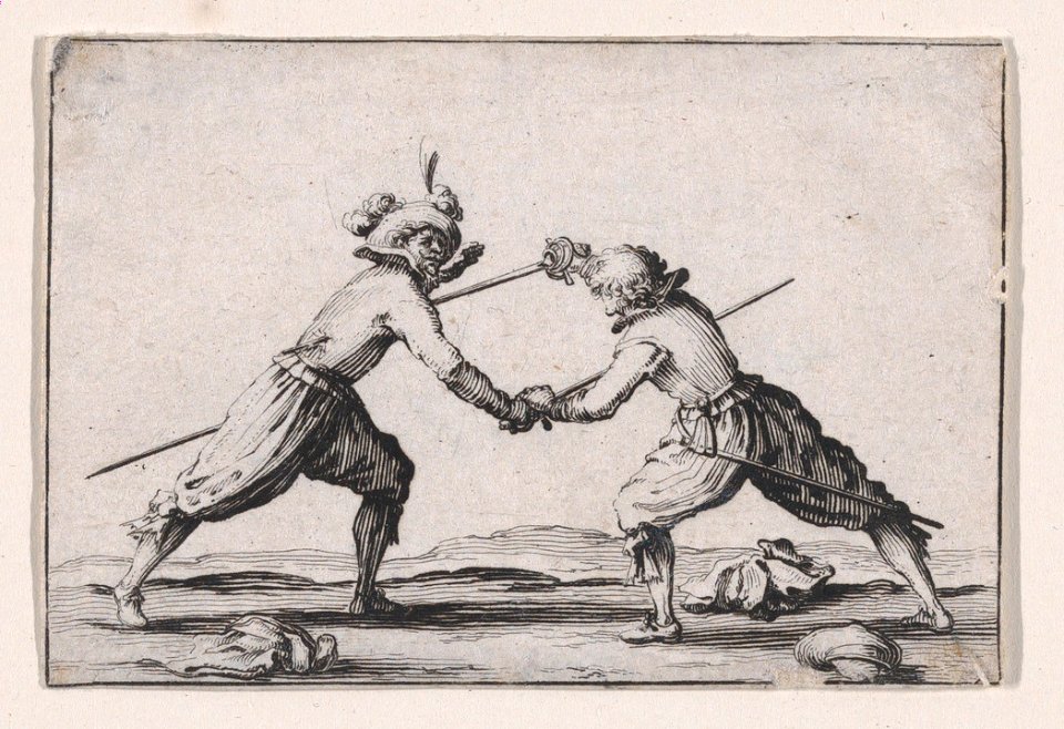 Le Duel a l'Épée (The Duel with Swords), from Les Caprices Series A, The Florence Set MET DP874421