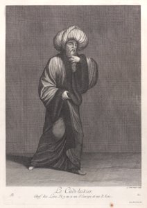 Le Cadi-leskier, Chef des Loix. Il y en a un d'Europe et un d'Asie Met DP887282