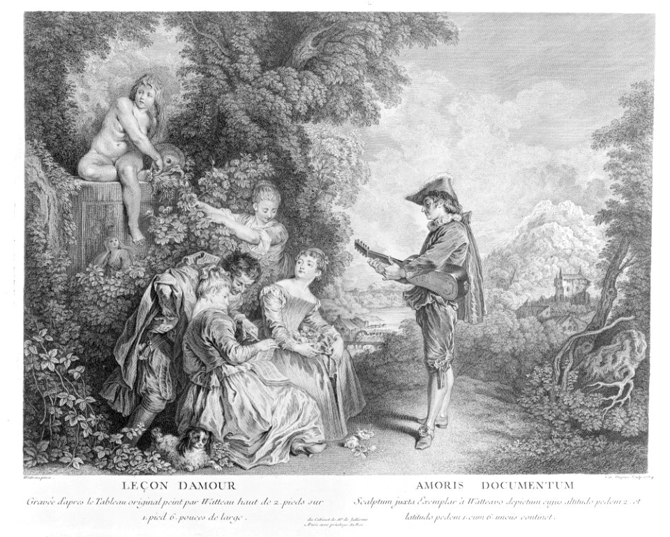 L'Oeuvre D'Antoine Watteau Pientre du Roy en son Academie Roïale de Peinture et Sculpture Gravé d'après ses Tableaux & Desseins originaux...par les Soins de M. de Jullienne MET MM9757
