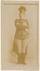 Laura Maxwell, from the Actresses series (N245) issued by Kinney Brothers to promote Sweet Caporal Cigarettes MET DP859086