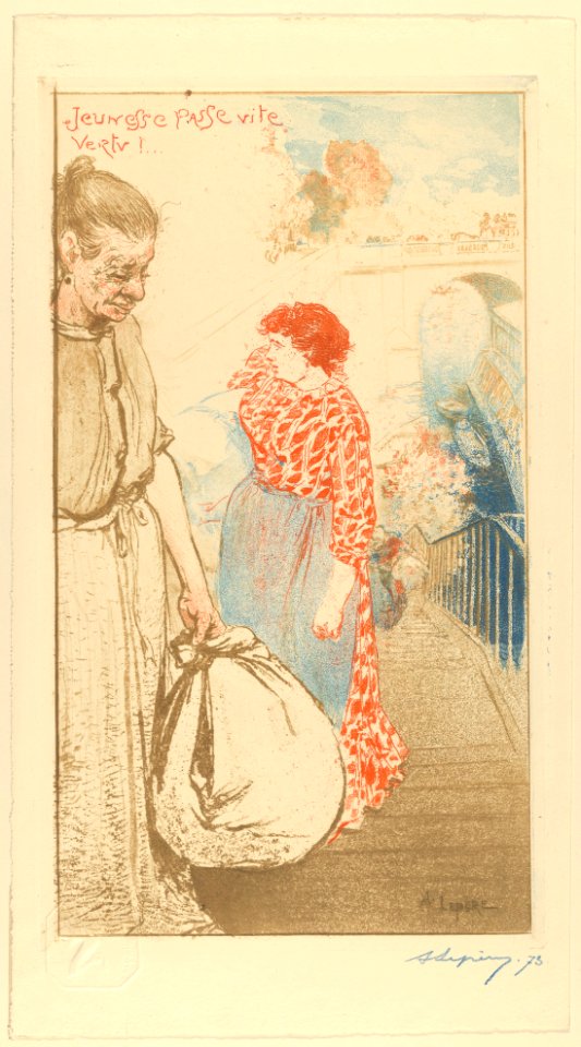 Laundresses (Blanchisseuses) (How Quickly Youth Fades! - Jeunesse passe vite vertu!) MET DP834391