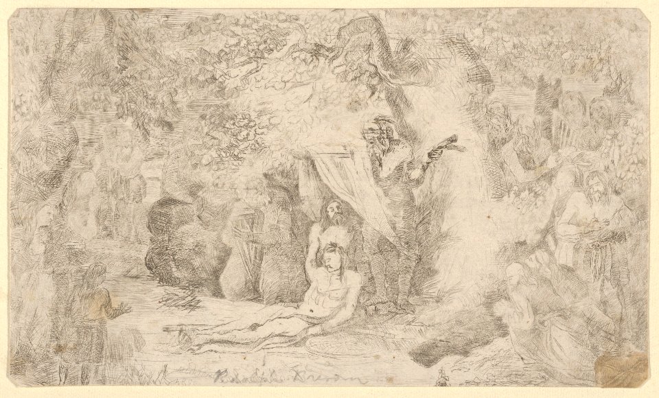 La Mort d'Uncas (The Death of Uncas) MET DP834235