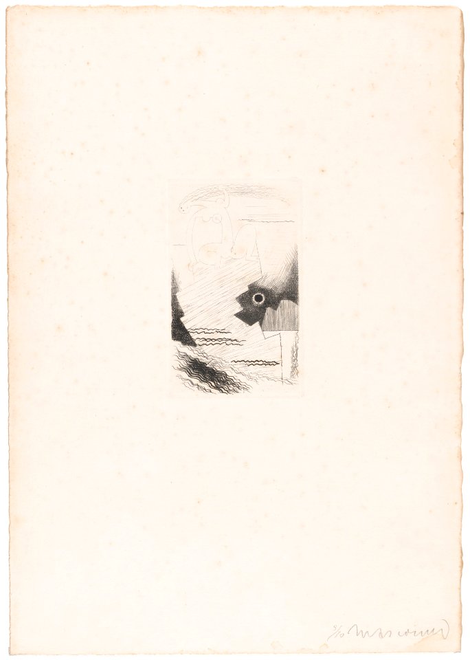 La Loreley from Eaux-fortes pour "Alcools" MET DP857914