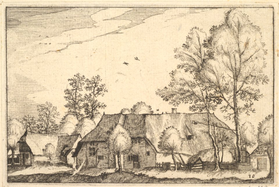 Large Farm from Regiunculae et Villae Aliquot Ducatus Brabantiae MET DP825692