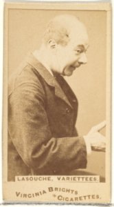 Lasouche, Variettees, from the Actors and Actresses series (N45, Type 1) for Virginia Brights Cigarettes MET DP829796