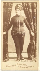 Laura Ball, from the Actors and Actresses series (N45, Type 1) for Virginia Brights Cigarettes MET DP828887