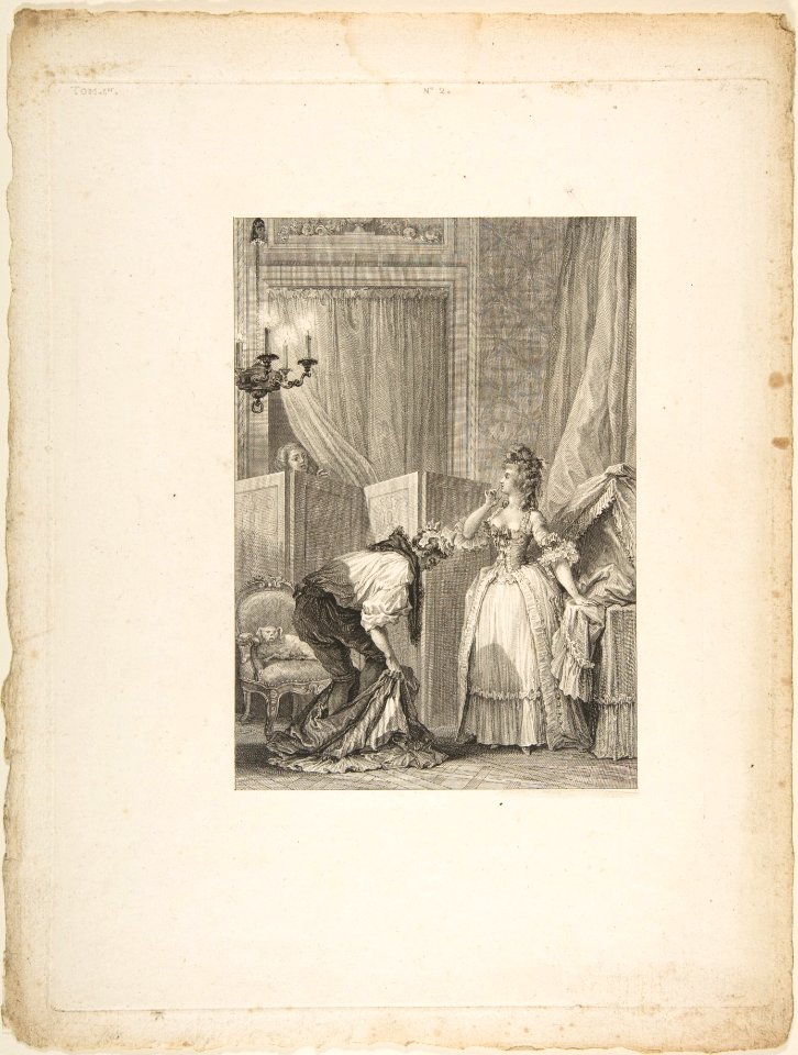 Le Cocu battu et content, from Contes et nouvelles en vers par Jean de La Fontaine. A Paris, de l'imprimerie de P. Didot, l'an III de la République, 1795 MET DP813887