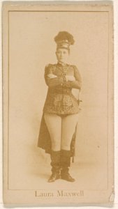 Laura Maxwell, from the Actresses series (N245) issued by Kinney Brothers to promote Sweet Caporal Cigarettes MET DP859085