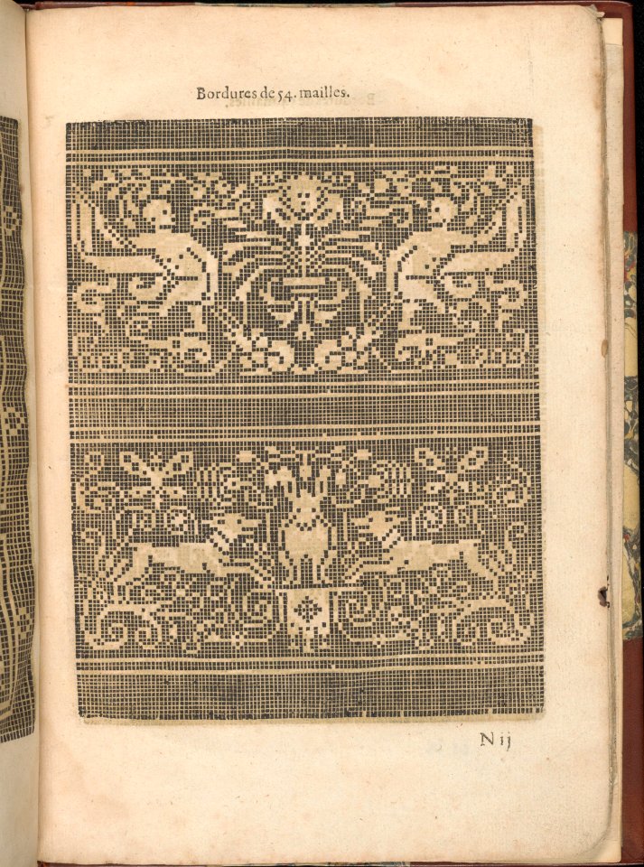 Les Secondes Oeuvres, et Subtiles Inventions De Lingerie du Seigneur Federic de Vinciolo Venitien, page 50 (recto) MET DP363924