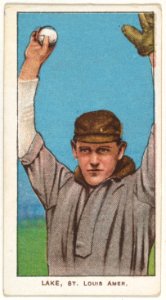Lake, St. Louis, American League, from the White Border series (T206) for the American Tobacco Company MET DP843225