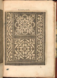 Les Secondes Oeuvres, et Subtiles Inventions De Lingerie du Seigneur Federic de Vinciolo Venitien, page 41 (recto) MET DP363913