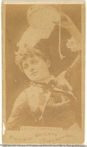 Leila Farrell, from the Actors and Actresses series (N45, Type 1) for Virginia Brights Cigarettes MET DP829593
