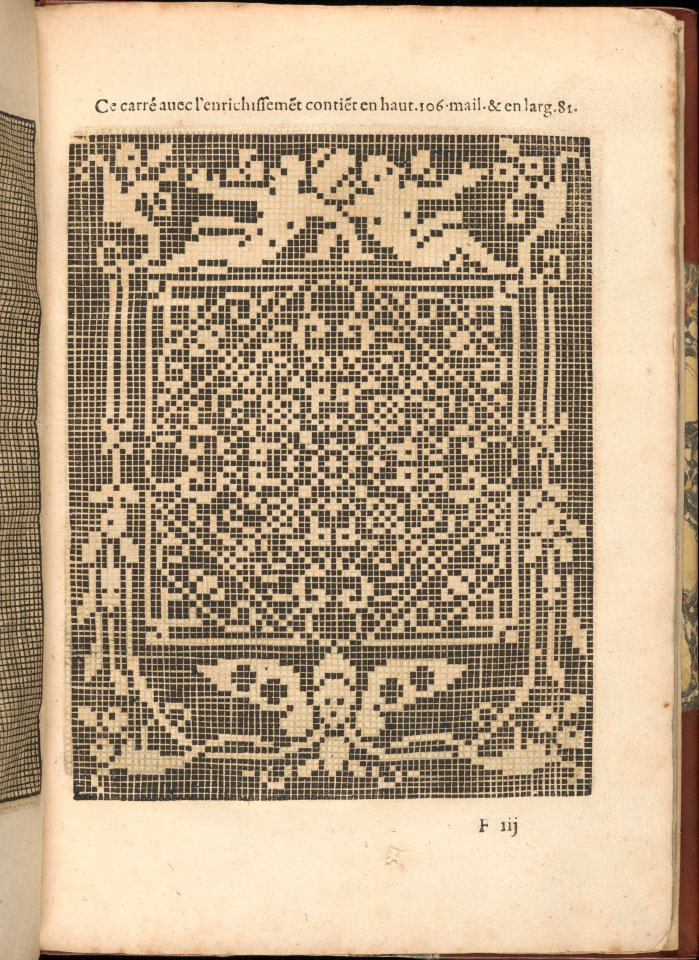 Les Secondes Oeuvres, et Subtiles Inventions De Lingerie du Seigneur Federic de Vinciolo Venitien, page 23 (recto) MET DP363895