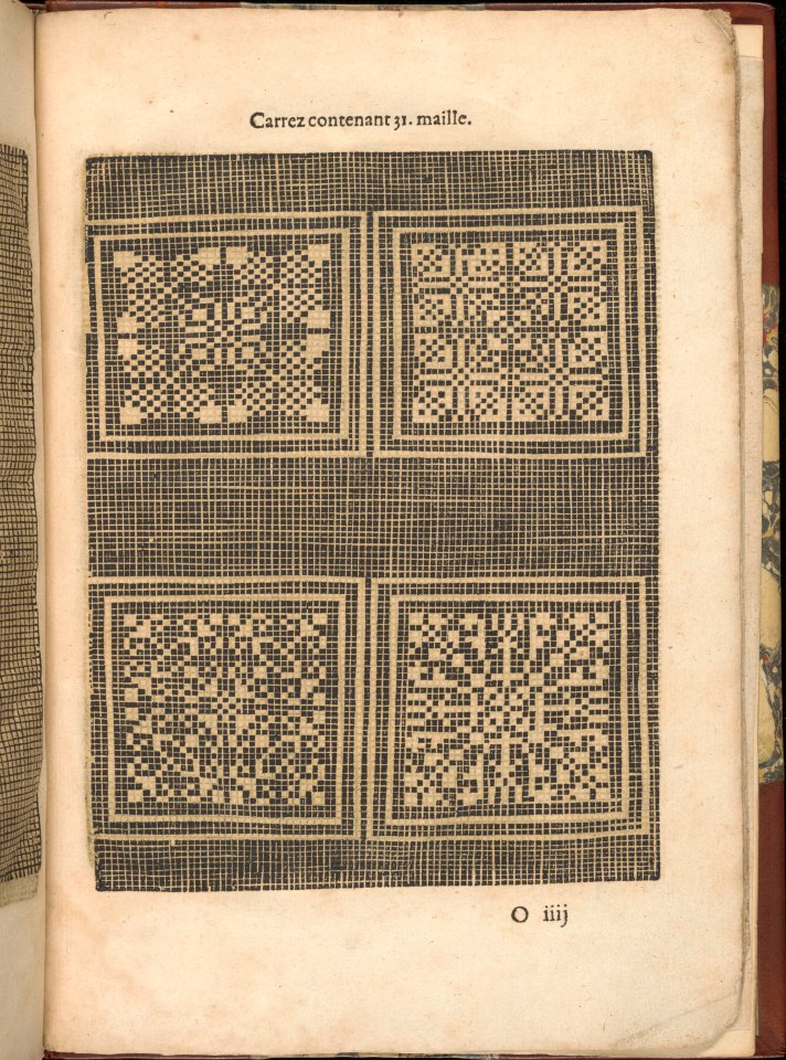 Les Secondes Oeuvres, et Subtiles Inventions De Lingerie du Seigneur Federic de Vinciolo Venitien, page 56 (recto) MET DP363932