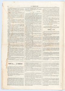 Le Charivari newspaper, April 12, 1869- Will he be God, a table, or a basin?, from 'News of the day' MET DP877755