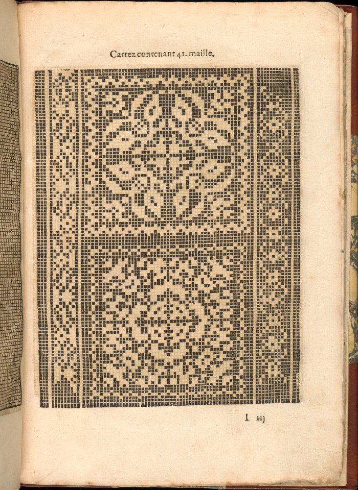 Les Secondes Oeuvres, et Subtiles Inventions De Lingerie du Seigneur Federic de Vinciolo Venitien, page 35 (recto) MET DP363907