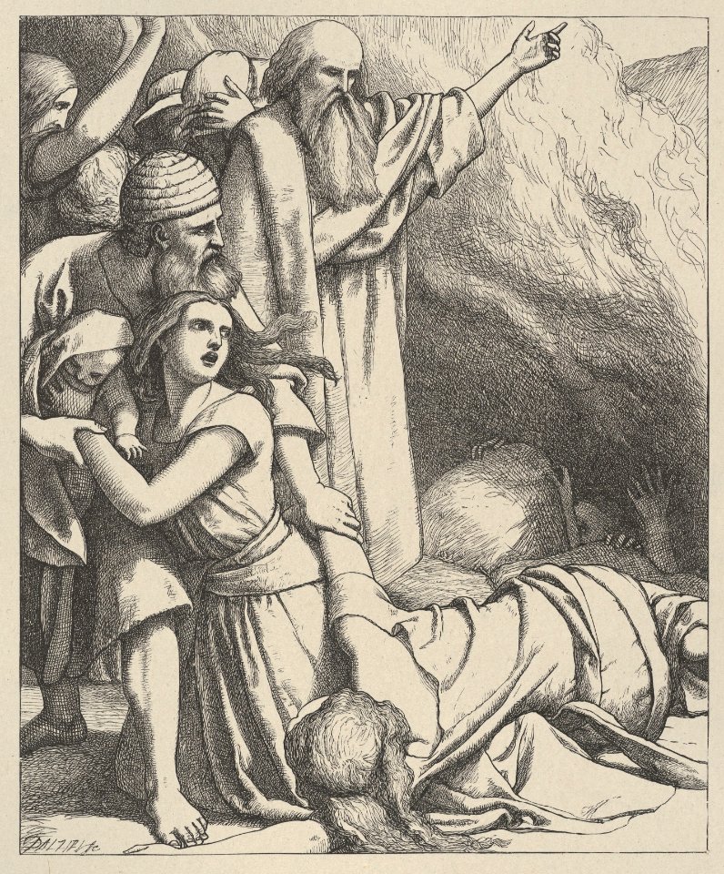 Korah Swallowed Up (Dalziels' Bible Gallery) MET DP835825