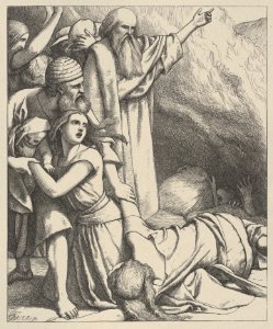 Korah Swallowed Up (Dalziels' Bible Gallery) MET DP835825